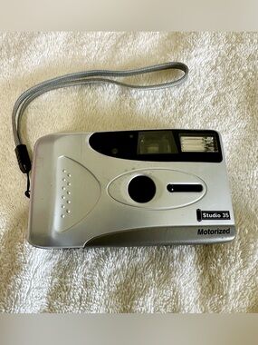 Vintage Studio 35 motorized 35mm point-and-shoot film camera Tested For Sound